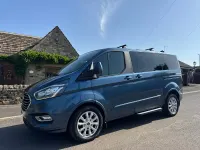 Used Ford Tourneo Custom Titanium 2018 Blue Van