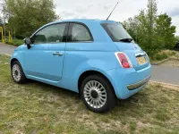 Usado Fiat 500 Lounge 69 CV (50 kW) 2012 Azul Utilitario