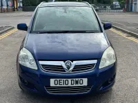 Used Vauxhall Zafira Design Edition 120 HP (88 kW) 2010 Blue MPV