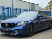 Used Mercedes C200 AMG Line Premium 2019 Blue Cabriolet