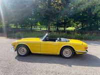 Used Triumph TR6 150 HP (110 kW) 1975 Yellow Cabriolet