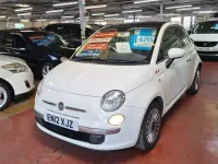 Second-hand Fiat 500 Lounge 69 CP (50 kW) 2012 Alb Hatchback