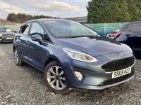 Usado Ford Fiesta Trend 2019 Azul Utilitario