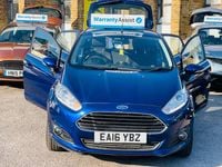 Used Ford Fiesta Zetec 2016 Blue Hatchback