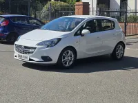 Used Vauxhall Corsa Design Edition 90 HP (66 kW) 2016 White Hatchback