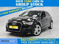 Used Audi A3 Sportback S-Line 150 HP (110 kW) 2019 Black Hatchback