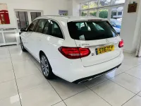 Used Mercedes C350e 2018 White Estate