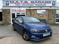 Used VW Polo Match 95 HP (69 kW) 2020 Blue Hatchback