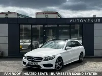 Used Mercedes C220 AMG Line Premium Plus 170 HP (125 kW) 2016 White Estate