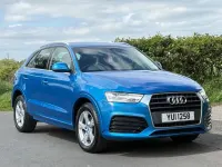 Begagnad Audi Q3 S-Line 184 HK (135 kW) 2018 Blå SUV