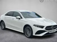 Used Mercedes A250 AMG line 218 HP (160 kW) 2024 White Sedan