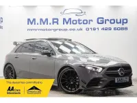 Begagnad Mercedes A35 AMG Premium Plus 2019 Grå Halvkombi