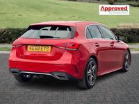Used Mercedes A180 AMG line 136 HP (100 kW) 2019 Red Hatchback