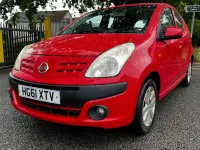 Used Nissan Pixo N-TEC 68 HP (50 kW) 2012 Red Hatchback