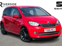 Used Skoda Citigo Colour Edition 58 HP (42 kW) 2016 Tornado red Hatchback