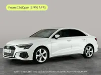 Used Audi A3 S-Line 110 HP (80 kW) 2022 White Sedan
