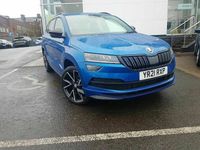 Used Skoda Karoq SportLine 148 HP (108 kW) 2021 Blue SUV