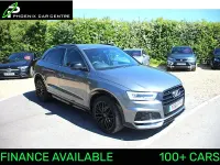Used Audi Q3 Black Edition 150 HP (110 kW) 2018 Daytona grey metallic SUV