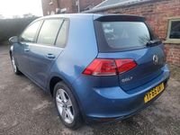 Used VW Golf VII Match 2015 Blue Hatchback