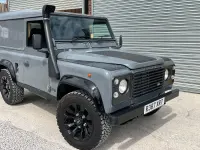 Used Land Rover Defender 90 HP (66 kW) 1997 Blue