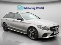 Usado Mercedes C300e AMG line 2021 Prateado Carrinha