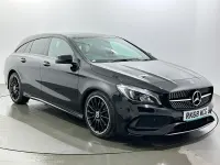 Used Mercedes CLA220 Shooting Brake AMG line 184 HP (135 kW) 2018 Black Estate