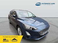 Begagnad Ford Focus Titanium 125 HK (91 kW) 2021 Blå Kombi