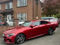 Used Mercedes CLS350 AMG line 281 HP (206 kW) 2019 Red Coupe