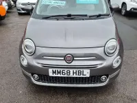 Used Fiat 500 Lounge 69 HP (50 kW) 2018 Grey Hatchback