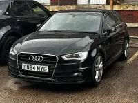 Używany Audi A3 S-Line 150 KM (110 kW) 2015 Czarny Hatchback
