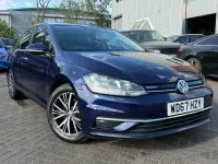 Used VW Golf VII SE 130 HP (95 kW) 2018 Blue Hatchback