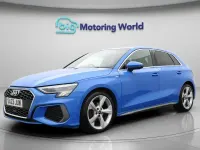 Used Audi A3 Sportback S-Line 110 HP (80 kW) 2023 Blue Hatchback