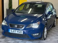 Begagnad Seat Ibiza FR 105 HK (77 kW) 2017 Blå Halvkombi