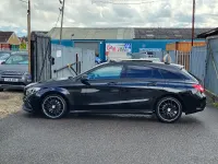 Used Mercedes CLA220 Shooting Brake AMG line 177 HP (130 kW) 2017 Black Estate