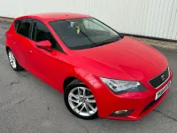 Used Seat Leon SE 110 HP (80 kW) 2014 Red Hatchback