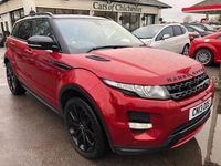 Used Land Rover Range Rover evoque Dynamic 190 HP (139 kW) 2013 Red SUV