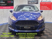 Used Ford Fiesta Zetec 95 HP (69 kW) 2014 Blue Hatchback