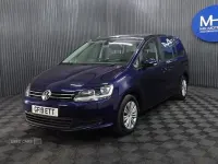 Usado VW Sharan S 150 HP (110 kW) 2019 Azul Monovolume