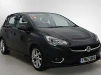 Used Vauxhall Corsa SRi 90 HP (66 kW) 2017 Black Hatchback