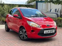 Used Ford Ka 69 HP (50 kW) 2014 Red Hatchback