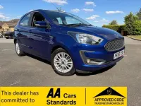Used Ford Ka Plus Zetec 2018 Blue Hatchback