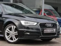 Used Audi A3 Sportback S-Line 150 HP (110 kW) 2014 Black Hatchback