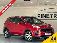 Used Kia Sportage GT-Line 134 HP (98 kW) 2017 Red SUV
