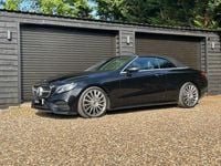 Used Mercedes E220 AMG Line Premium 194 HP (142 kW) 2018 Black Cabriolet