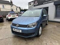 Used VW Touran SE 105 HP (77 kW) 2014 Blue MPV