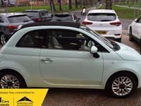 Used Fiat 500C Lounge 86 HP (63 kW) 2015 Green Cabriolet