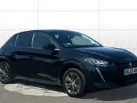Used Peugeot e-208 Allure Premium 100 kW (136 HP) 2022 Black Hatchback