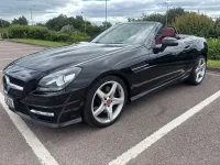 Used Mercedes SLK250 AMG 204 HP (150 kW) 2014 Black Cabriolet