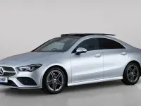 Used Mercedes CLA250 AMG line 224 HP (164 kW) 2021 Silver Coupe