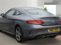 Begagnad Mercedes C220 AMG line 170 HK (125 kW) 2017 Grå Sportkupé